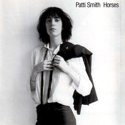 Patti Smith on the 1975 album cover for Horses