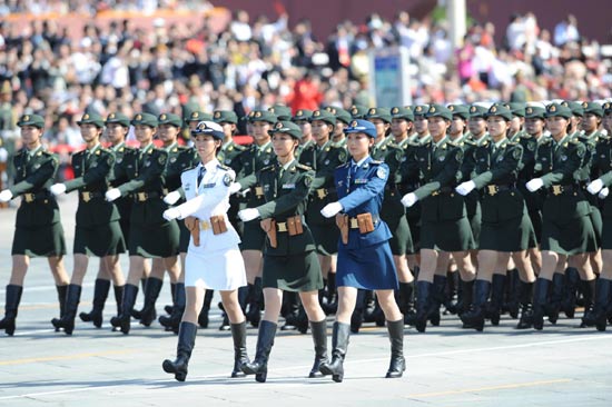 Women in the 60th Anniversary Parades