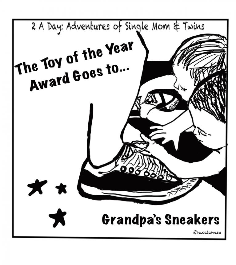 Toy of the Year Award goes to Grandpa's Sneakers